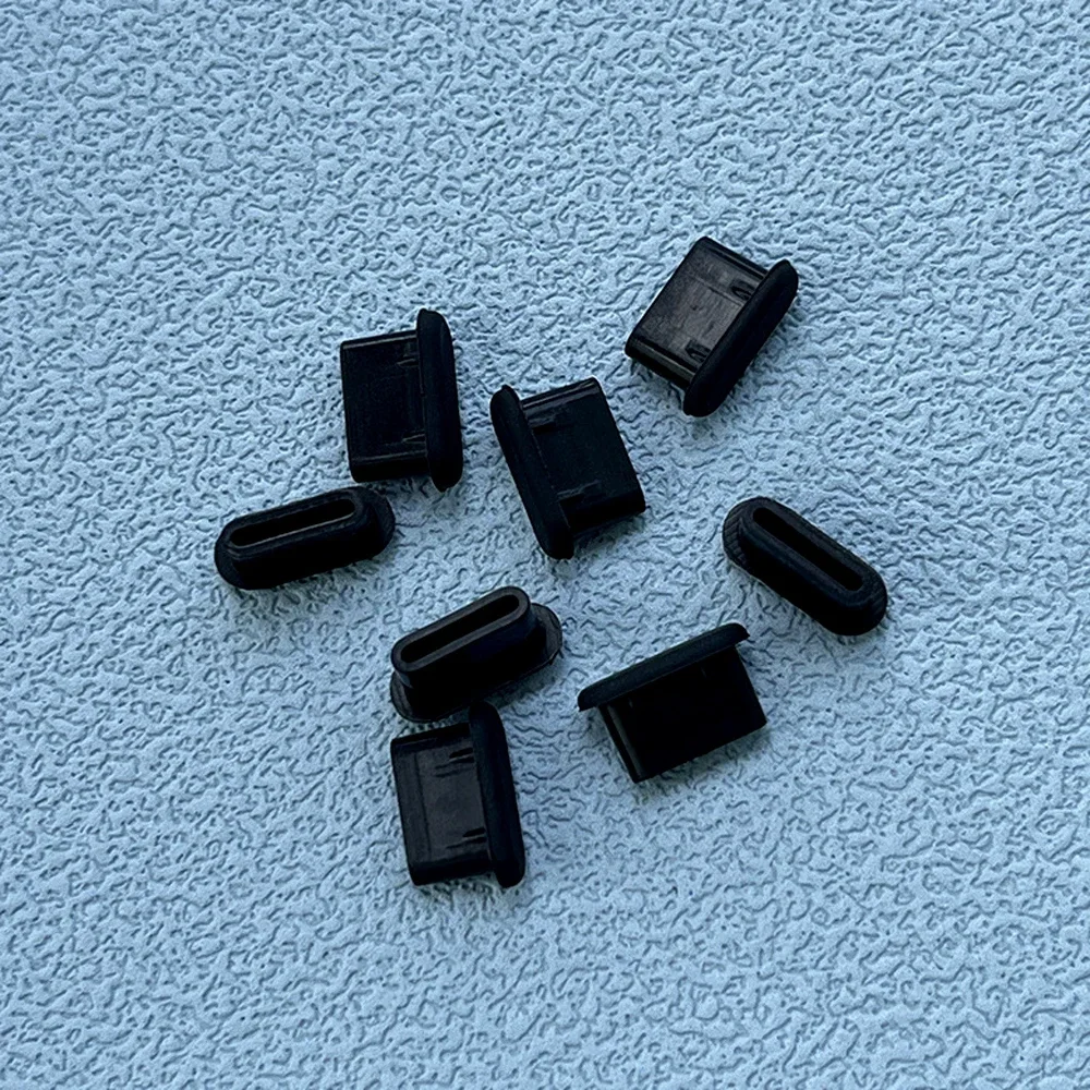 vvocci Type C 10/30/50PCS Type-C Charging Port Anti-dust CapPhone USB Silicone Dust Plugs Protector Cover view 3