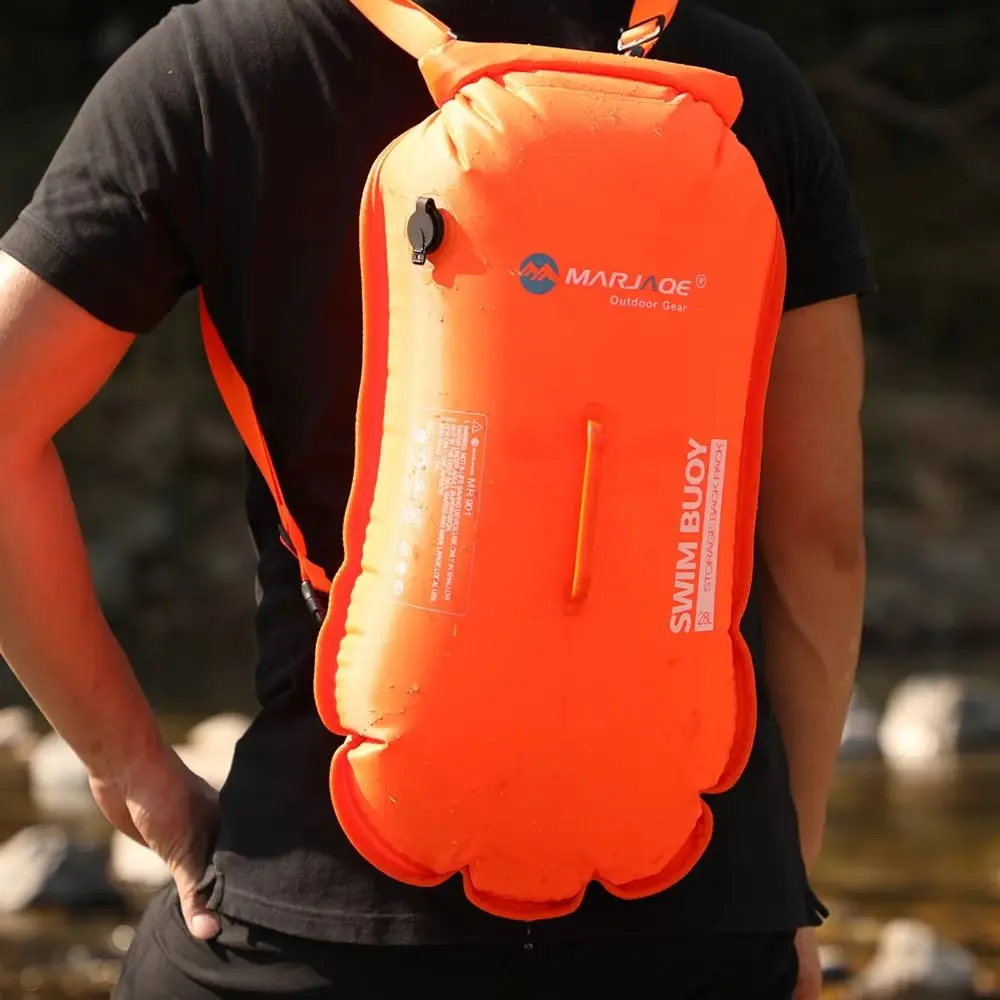 Drift Buoy Buoyancy Bag Thickened Multifunctional Backpack Swimming Bag Portable Anti Drowning Swimming Buoy Bag Kayaking
