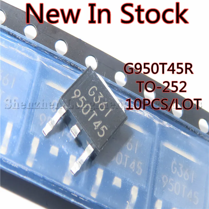 10PCS/LOT  NEW 950T45 G950T45R TO-252  Voltage regulator 2.5V  In Stock