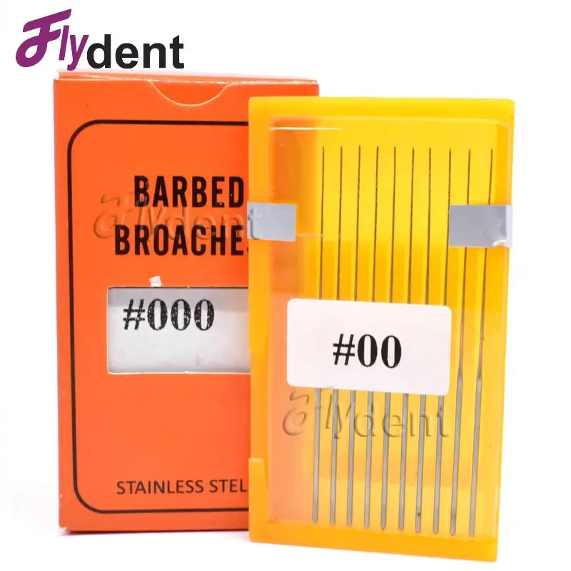 Dental Instrument Barbed Broaches  Endondontic Root Canal  Stainless Steel Dentist Tool
