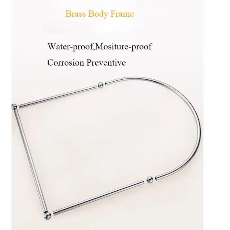 Brass Vintage Arched Smart Bathroom Mirror Makeup Mirror Wall Mounted Luminous Mirror French XR0432