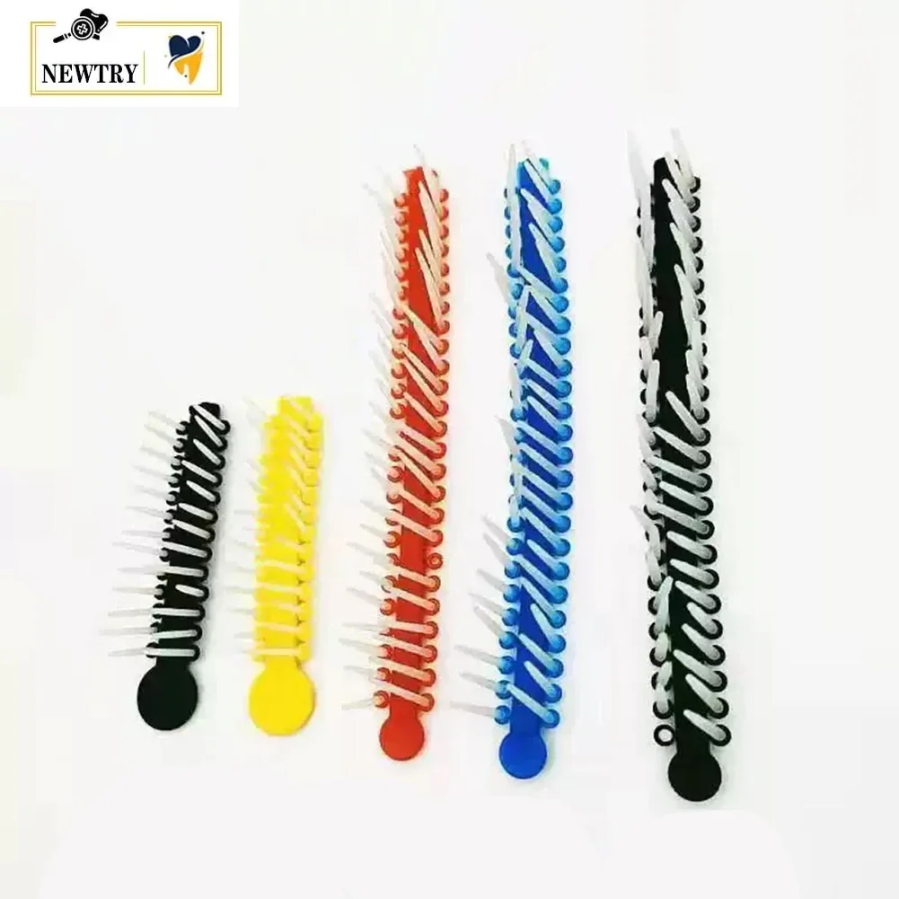 

100Pcs Dental Fiber Posts Straight Screw Quartz Glass Fiber Resin Post Root Canal Pile Restorative Orthodontic Filling Materials