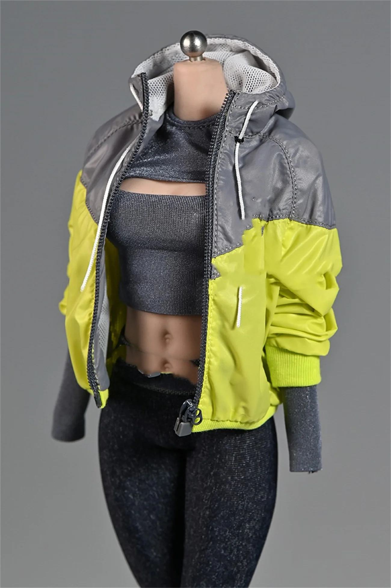 Lässige lose weibliche Jacke Sport jacke enge Hose Sport bekleidung 1/6 Skala für For12 Zoll Action figur