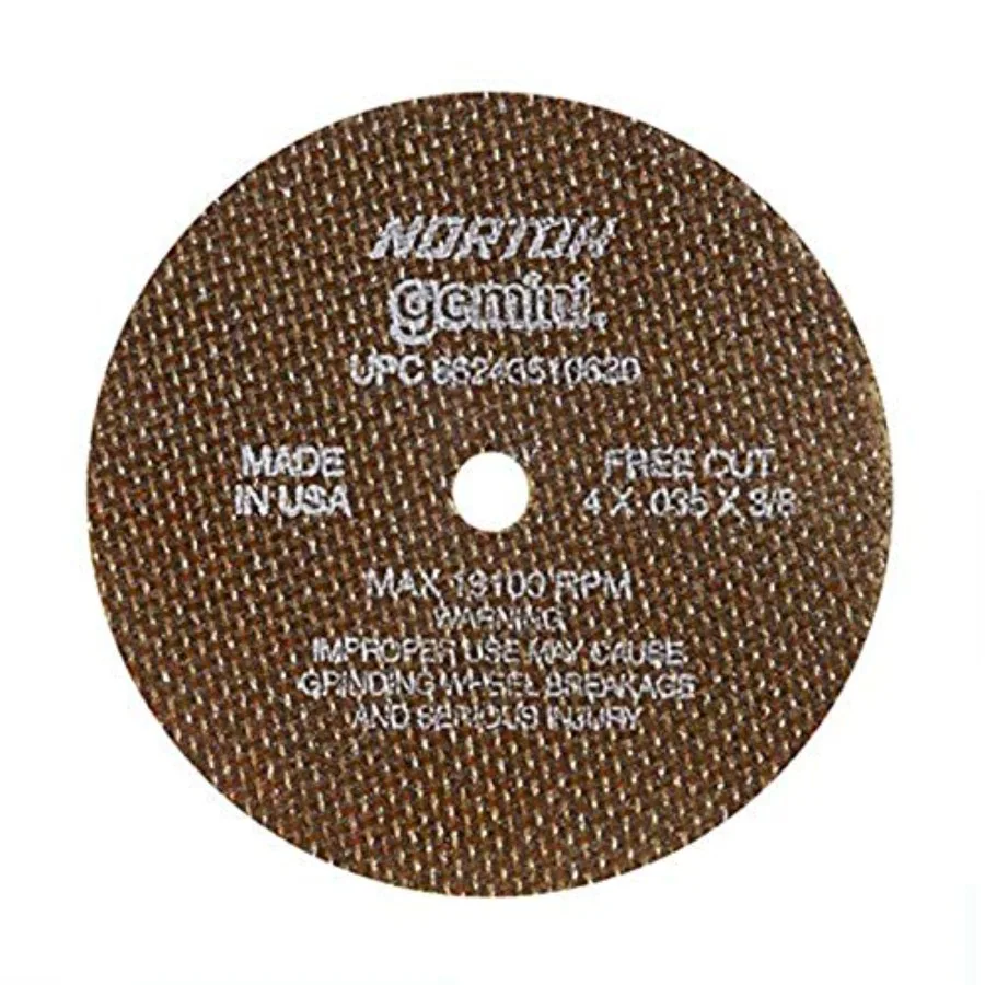 

4 Inch Abrasive Cut Off Wheel for Right Angle Grinder - Pack of 25 Cutting Discs in Silver with High Durability and Fast Cuttin