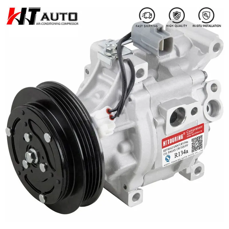 

For 2003 2004 2005 Toyota Echo L4 1.5L DOHC AC Compressor 88310-52351 88320-52400 447260-7842 447180-8750 88310-52080 SCSA06C