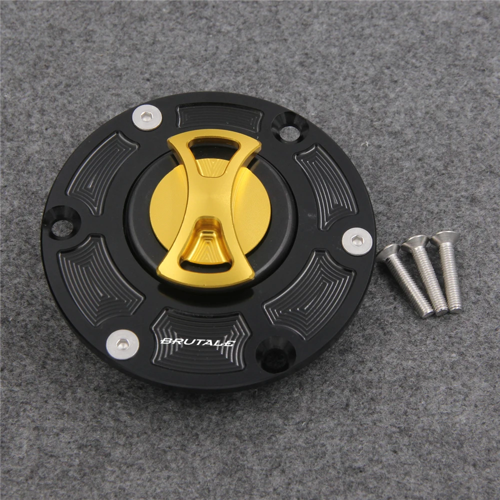 

Keyless Motorcycle Fuel Gas Tank cap Cover For MV Agusta Brutale 3 800 2012-2015 E3, 2016-2019 E4