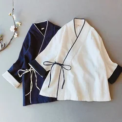 Oriental dress women china cheongsam shirt chinese traditional clothing linen shirt oriental female qipao tops hanfu chinoiserie