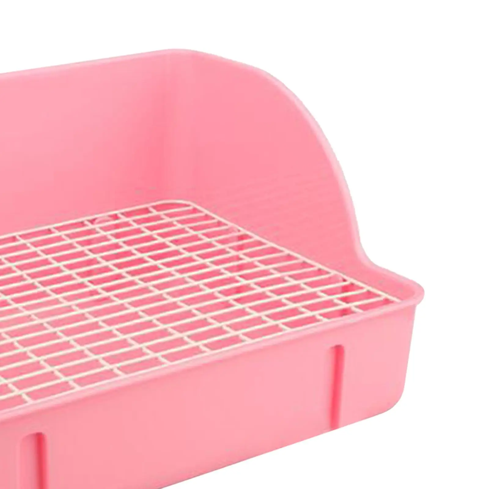 für Cage Potty Trainer Anti Splashing Corner Litter Pan Cage