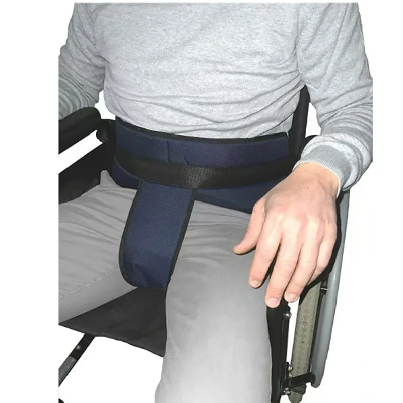 Wheelchair Restraints Wheelchair Protective Equipment Anti-fall Wheelchair Straps for Elderly Safety Seat Belt, Adjustable