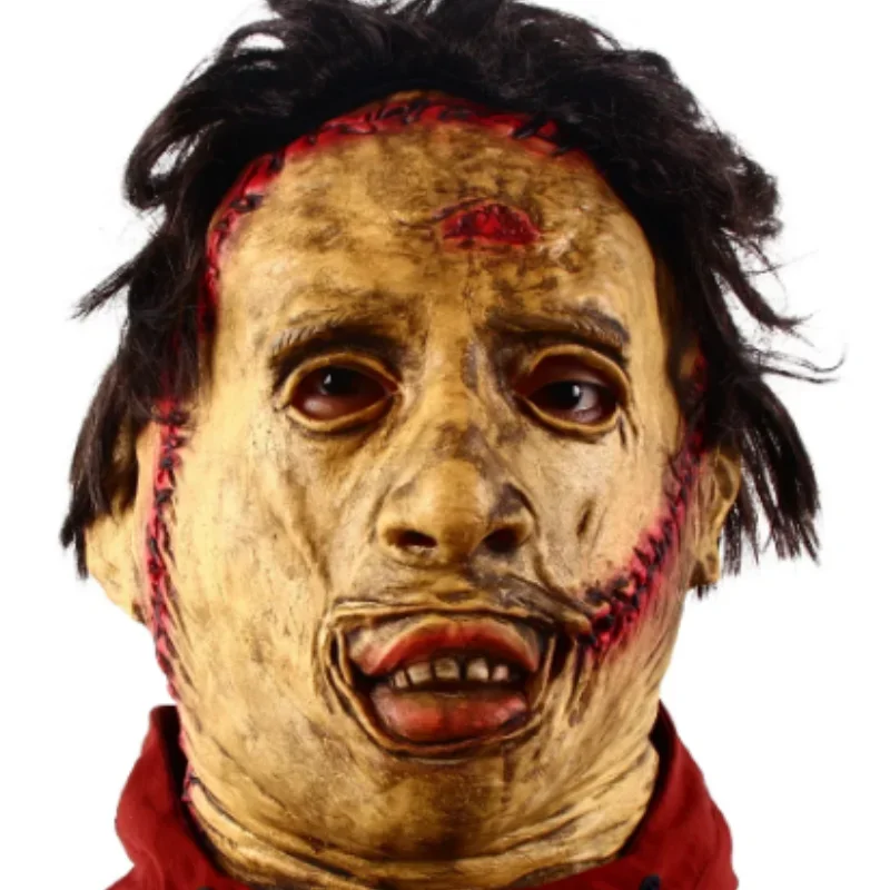 

Halloween Mask Natural latex Chainsaw Massacre Horror mask Chainsaw Horror movie themed dance party