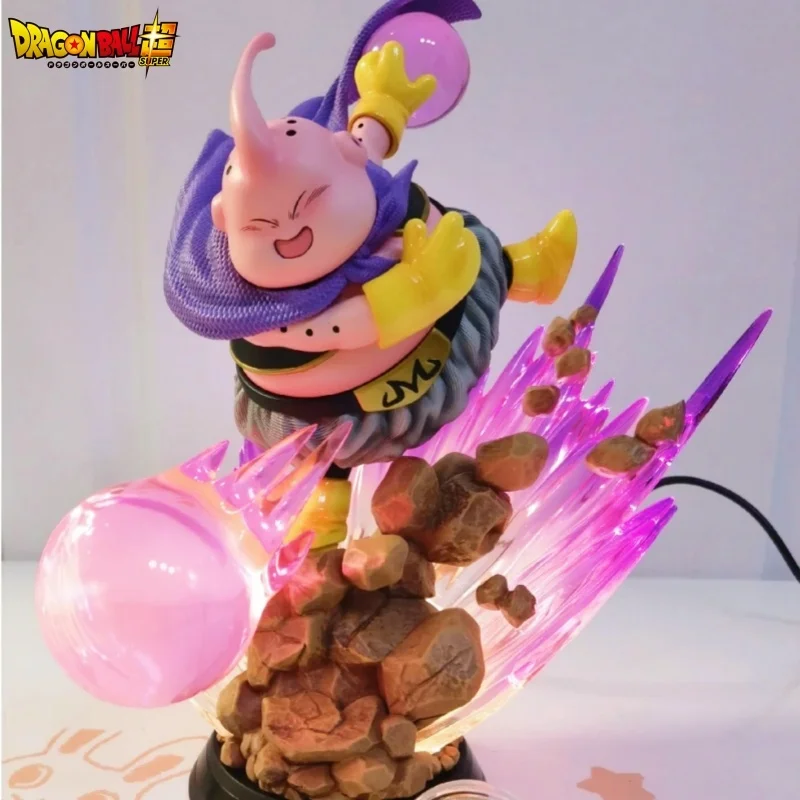 

Dragon Ball Z Fat Buu 21cm Anime Figure Majin Buu With Light Gk Figurine Pvc Statue Model Doll Collectible Desk Decora Gifts Toy