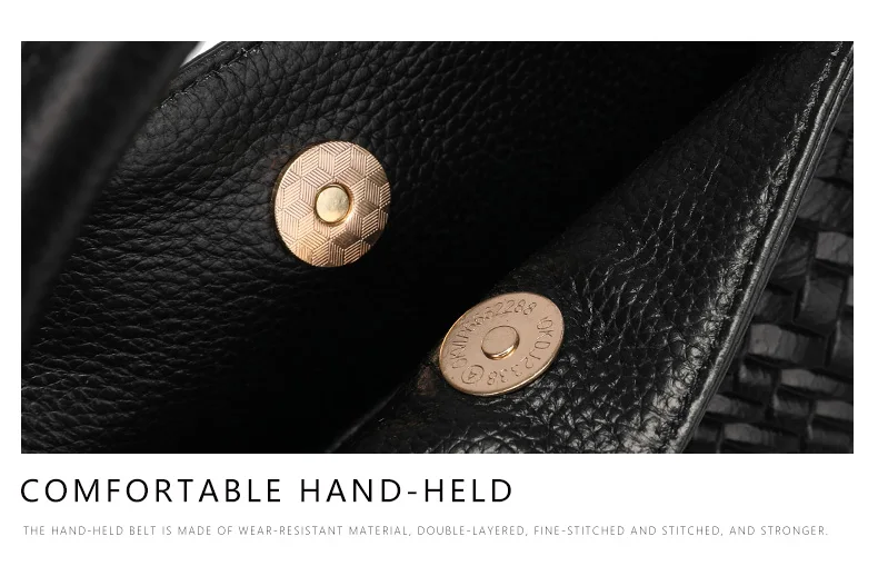 Luxuriöse Handtaschen aus hochwertigem Leder, minimalistisch, weiches Kalbsleder, lässige Tragetasche, modische Damenhandtasche – Detail 13