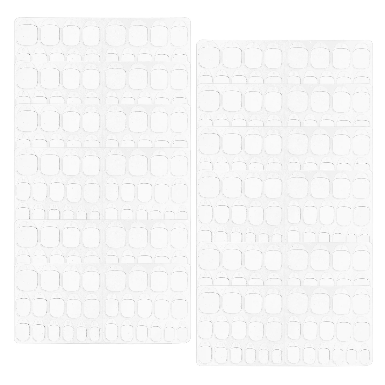 

60 листов двусторонних клейких пластырей для ногтей с текстурой желе, наклейки для накладных ногтей, легкое нанесение, DIY маникюр, гламурный стиль