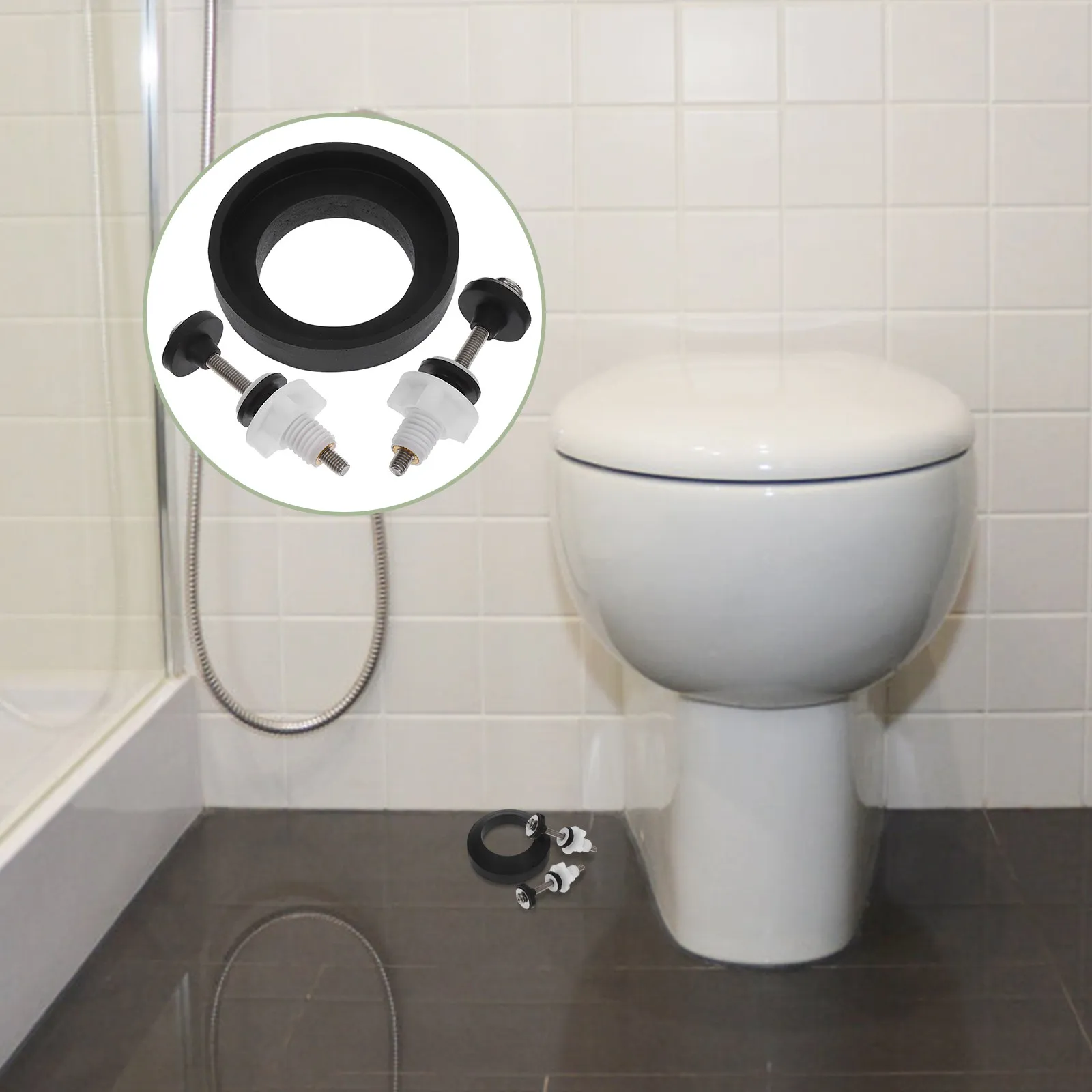 

Комплект для замены унитазного бачка (1 шт.): включает болты, шайбы, уплотнительные кольца. Подходит для всех стандартных унитазов. Легко устраняет поврежденные старые болты.