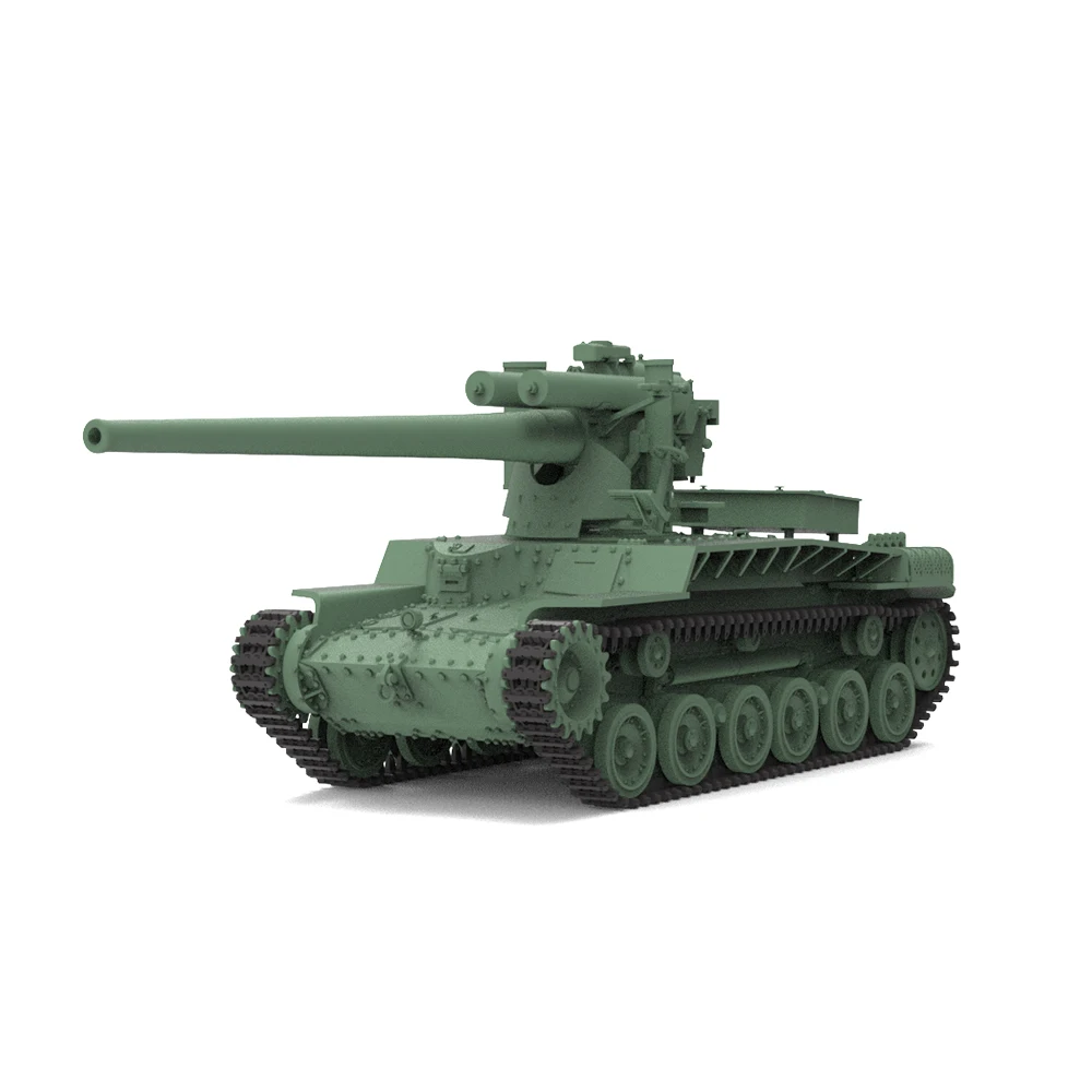 SSMODEL SS35822 1/35 Military Model Kit Japan Type 97 Chi-Ha Long 12cm Gun Tank Miniature Static Model