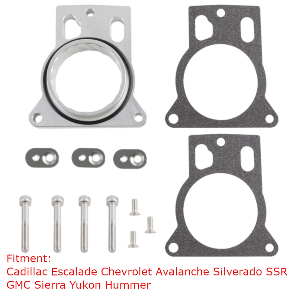 Engine Parts Throttle Body Spacer For Cadillac Escalade Chevrolet Avalanche Silverado SSR GMC Sierra Yukon Hummer