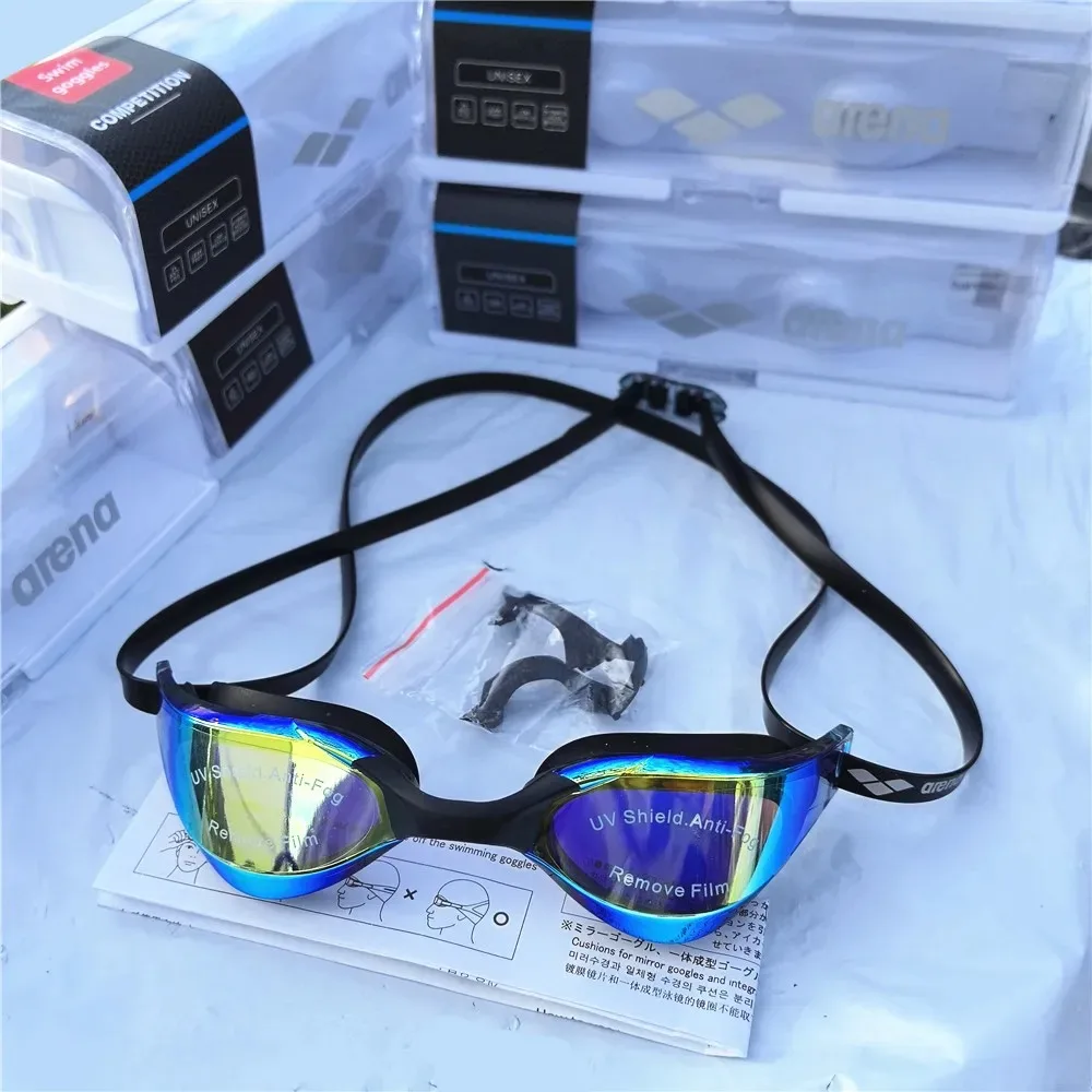Aremd 25 Jahre Professionelle Renn-Schwimmbrille Wasserdicht Beschlagfrei Hochauflösend UV400 Wettkampf-Trainings-Schwimmausrüstung – Detail 5