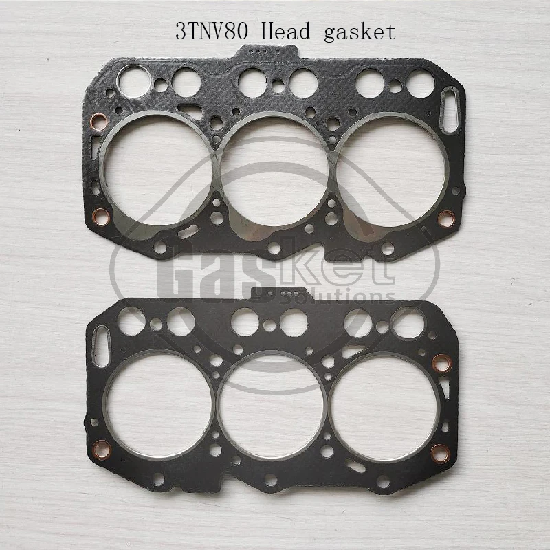 3TN78 3TN78LL 3T78 3TNE80 3TNV80 3TN82 3TNV82 3TNA82 Head Gasket For Yanmar Excavator Engine Tractor Spare Parts 119812-01330