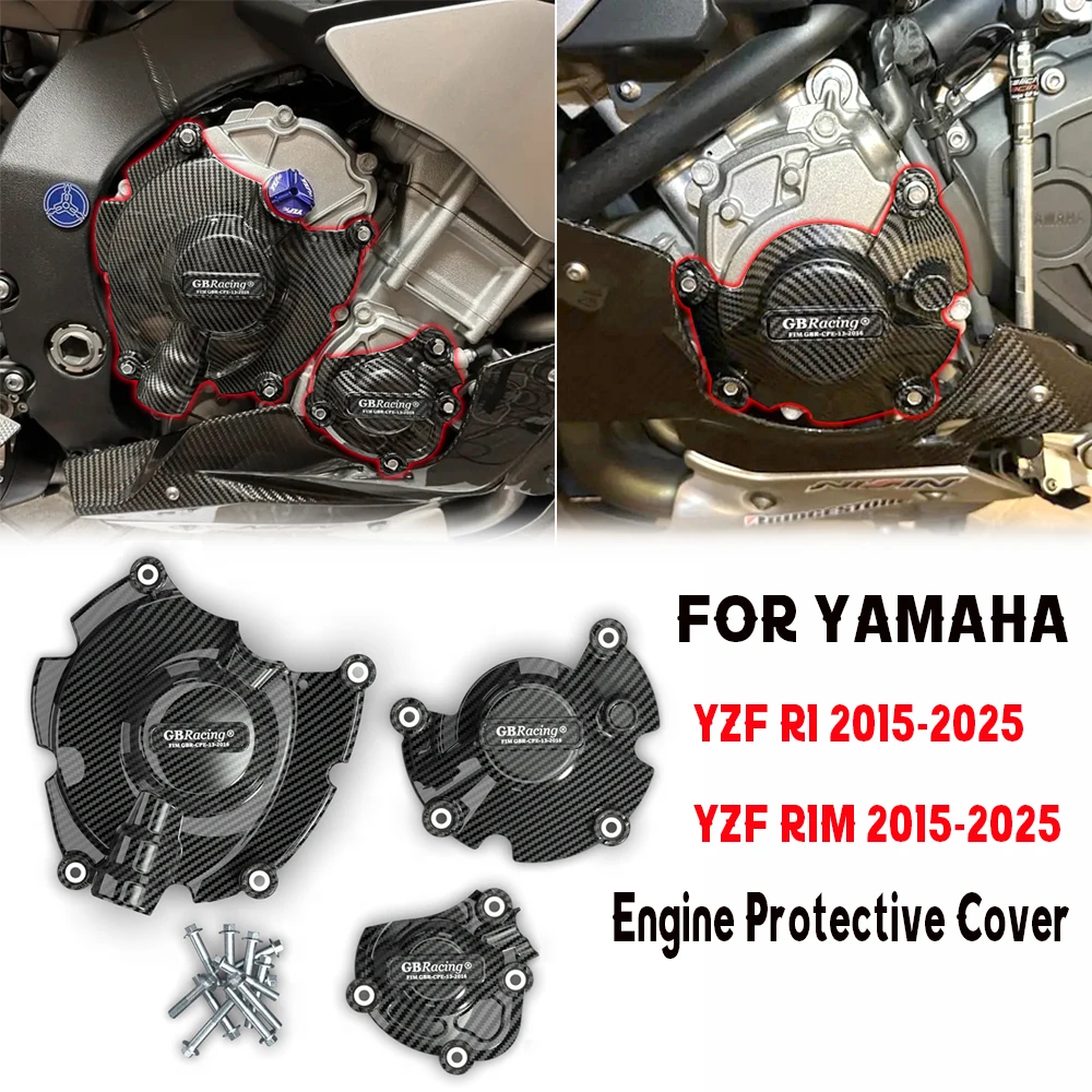 FOR YAMAHA YZF R1 R1M 2015 2016 2017 2018 2019 2020 2021 2023 2024 2025 Motorcycle Engine Protective Cover