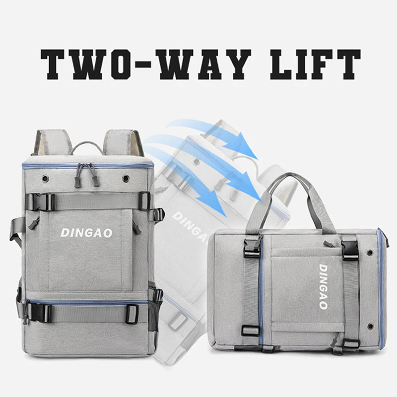 야외 스포츠 배낭 남자 다기능 피트니스 핸드백 사이클링 체육관 가방 스케이트 보드 호환 여행 배낭 노트북 Bookbag