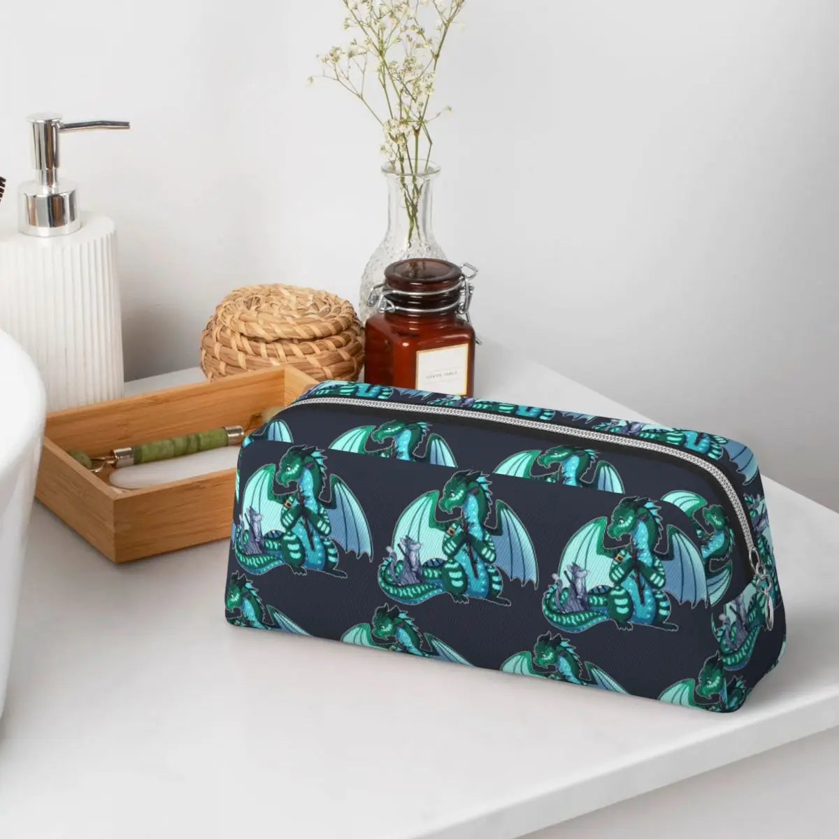 Wings Of Fire & Warriors Turtle And Jayfeather Pencil Cases for Student Gifts Pen Box Pencil Bag Pencil Pouch Storage Stationery