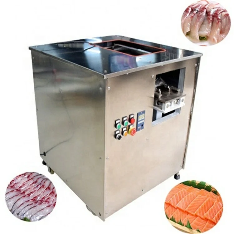 Cortadora de Sashimi, cortadora de pescado, rebanadora de salmón, Tilapia, bagre, máquina de filete de pescado mandarín, máquina de procesamiento de pescado a la venta
