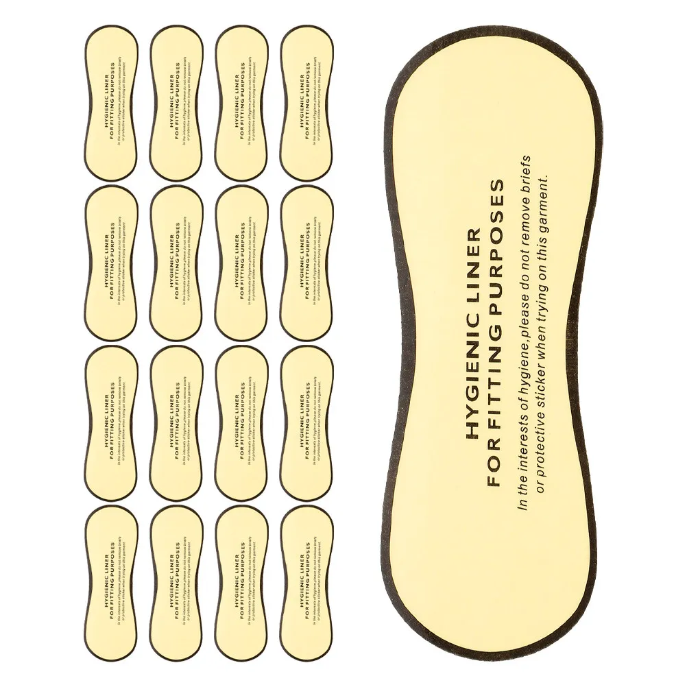 

30Pcs Adhesive Swimsuit Hygiene Stickers Transparent Protective Liner for Swimwear Try on Public Pools Beaches