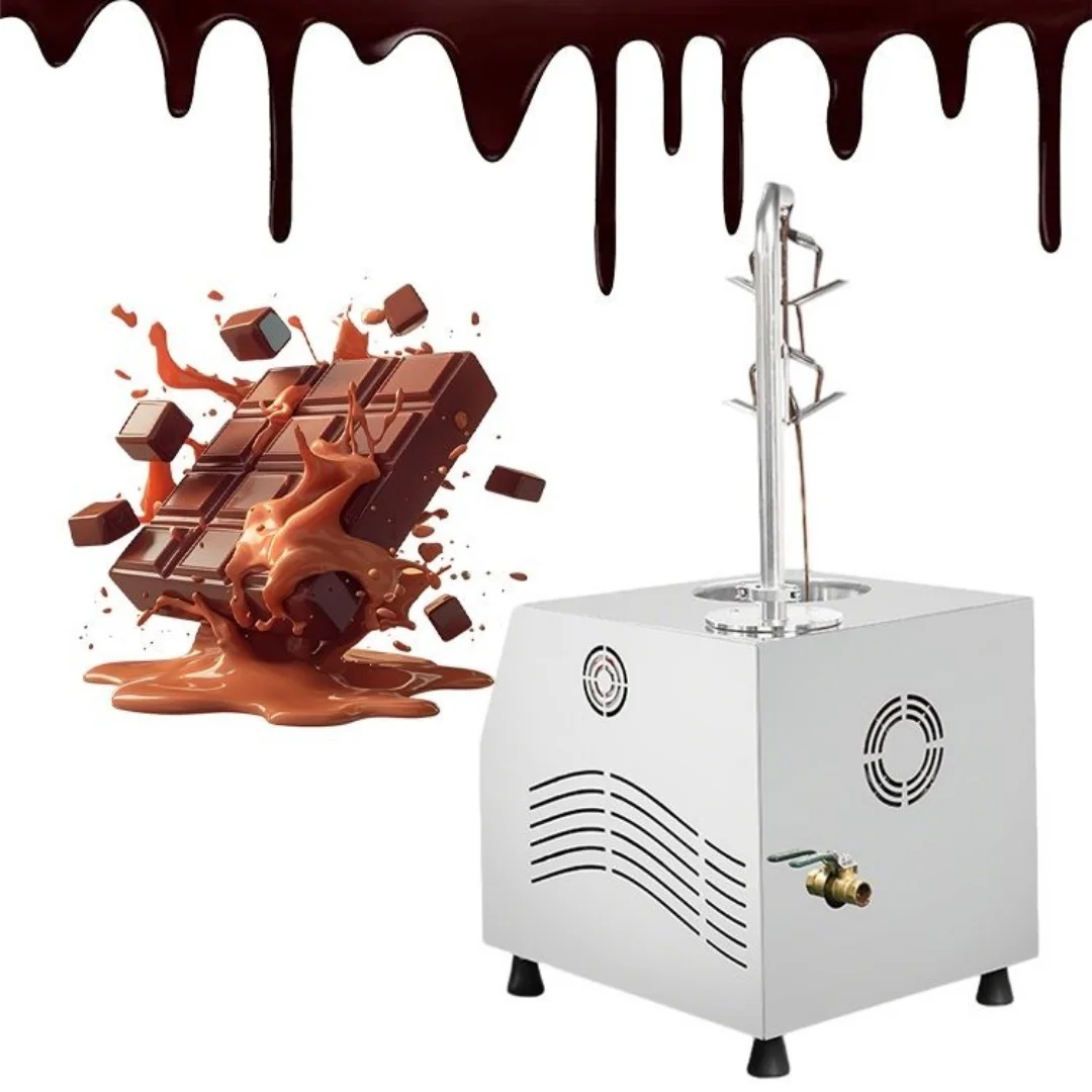 1000W Chocolate Tempering Machine 5.5L 304 Stainless Steel Fully Automatic Hot Chocolate Dispenser for Catering Equipment