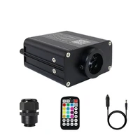 16W RGBW centelleo cielo estrellado techo de coche estrellas luz de fibra óptica control de música Led techo de estrella luz de ambiente ambiental Interior de coche