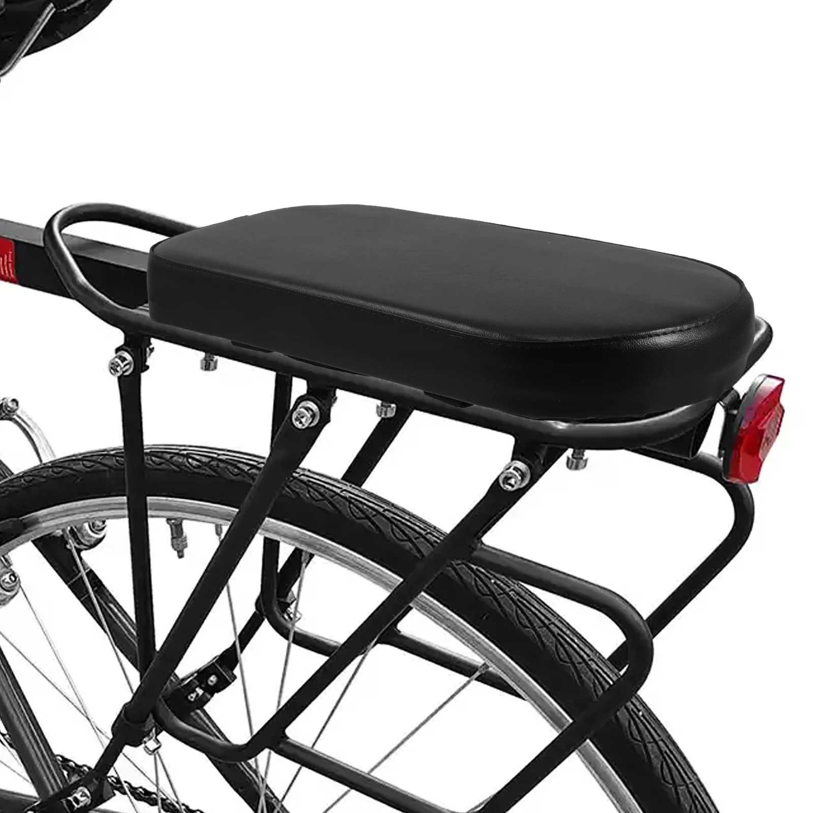 Universal Comfortable Bicycle Rear Seat Cushion Thickened Soft Pad for Mountain Bike Breathable Anti-Slip Bike Rear Seat Cushion