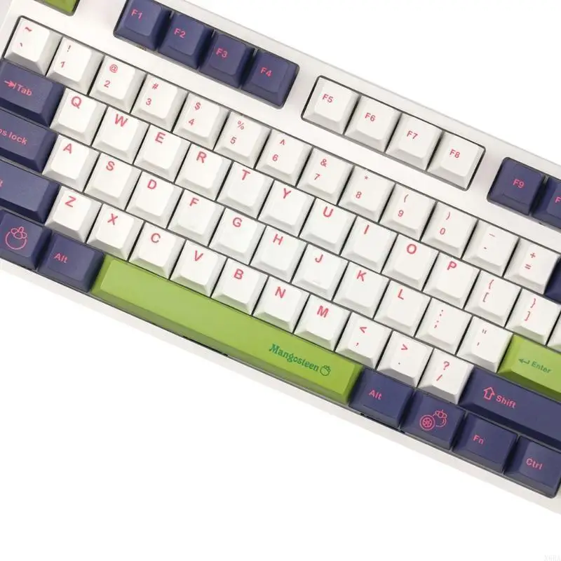 

X6HA 129Keys PBT Dye Sublimation Keycaps for Mechanical Gaming Keyboard MX Switches
