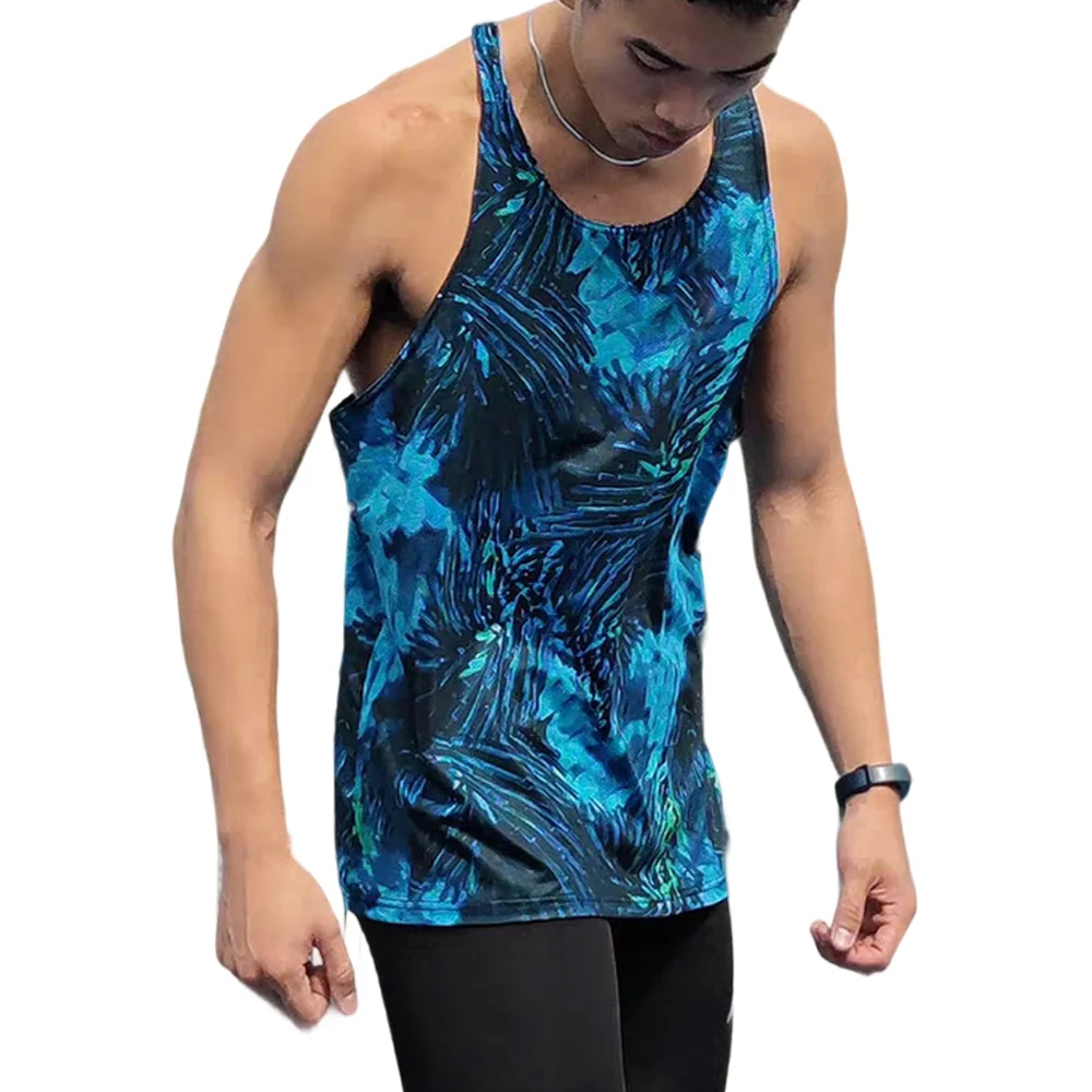 Athletic Tank Top Runnning Speed Vest Fitness Shirt Sleeveless Mens Clothing Athlete Track Field Singlet