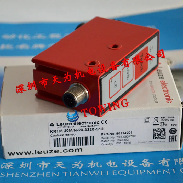 

In Stock [New And Original] Leuze KRTM 20M/N-20-3320-S12 Color Mark Sensor