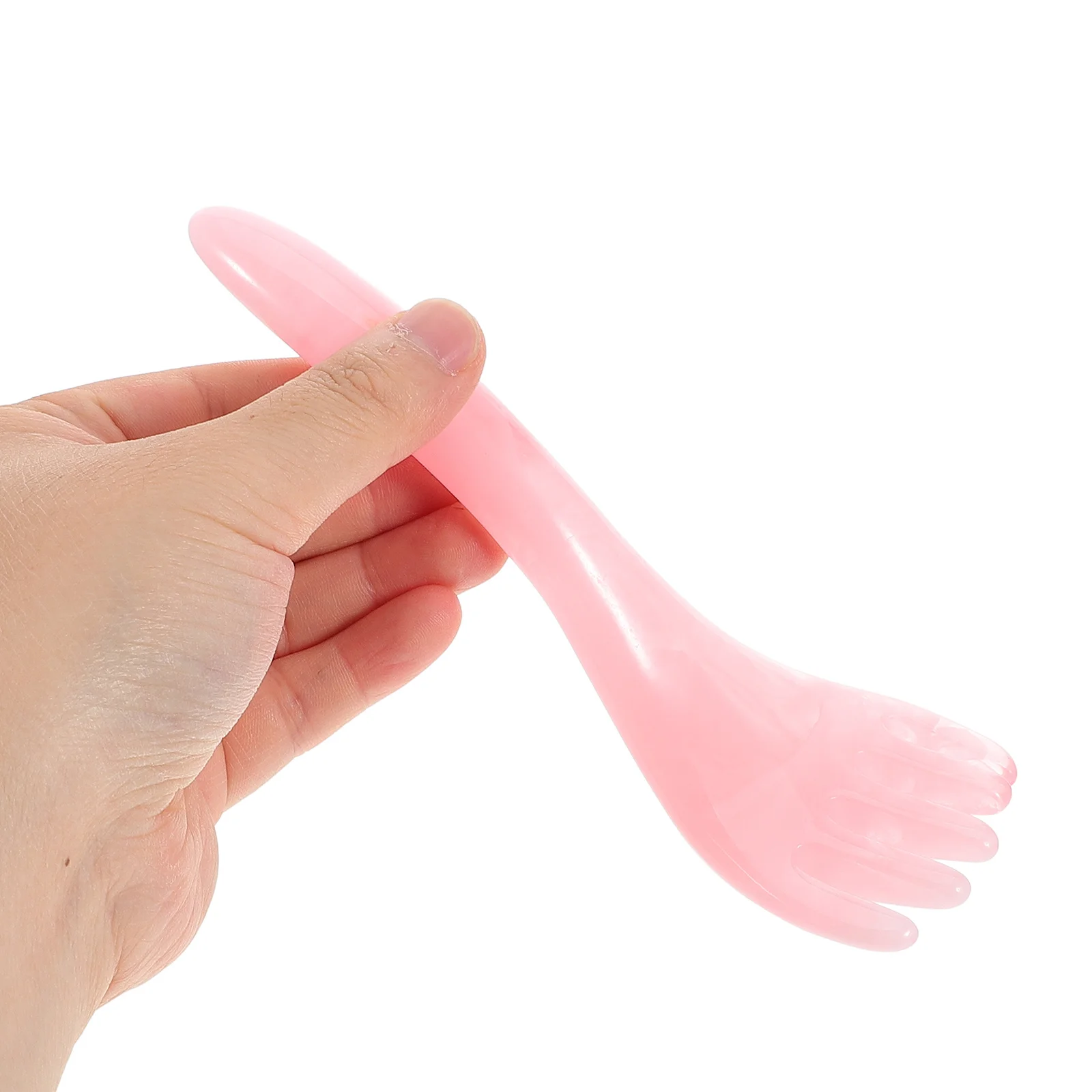 Kopfhautmassagegerät Kamm Gua Sha Kopfmassagegerät Fünf-Klauen-Harz Tragbarer Entspannungs-Haarschrubber für den Heimgebrauch Kopfhaut-Massagegerät-Werkzeug