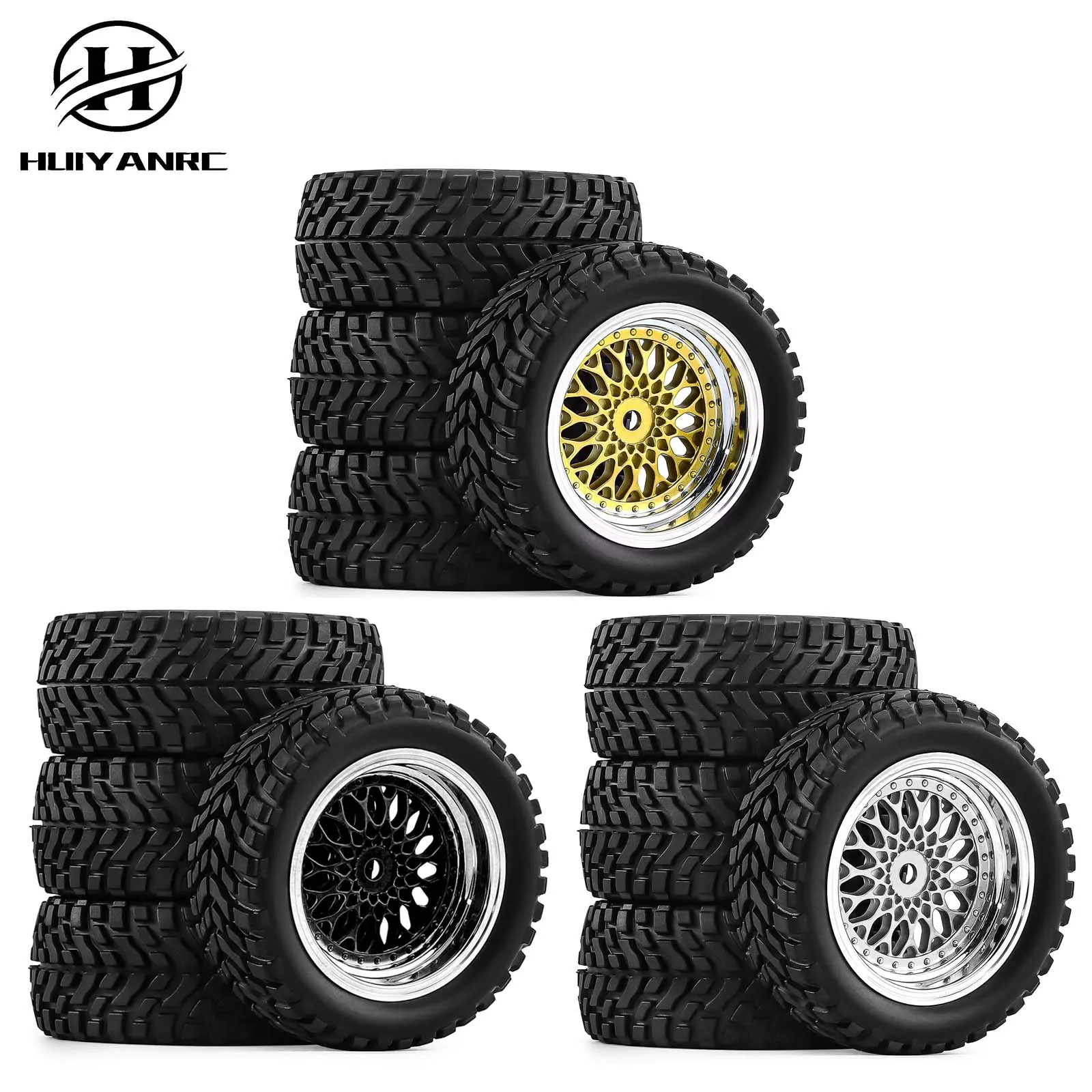 

1/10 дорожные шины и колеса, шестигранные пластиковые диски 12 мм, совместимые с Tamiya TT01 TT02 Kyosho Sakura D3 Traxxas 4Tec 2.0 1/10 RC On