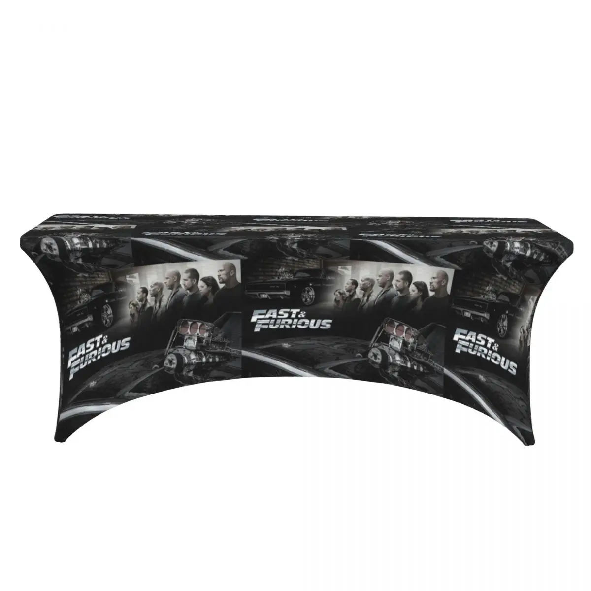 Imagen 3: Mantel Rectangular Personalizado de Fast And Furious, Cubierta de Mesa Resistente al Aceite para Decoraciones de Fiestas y Festivales