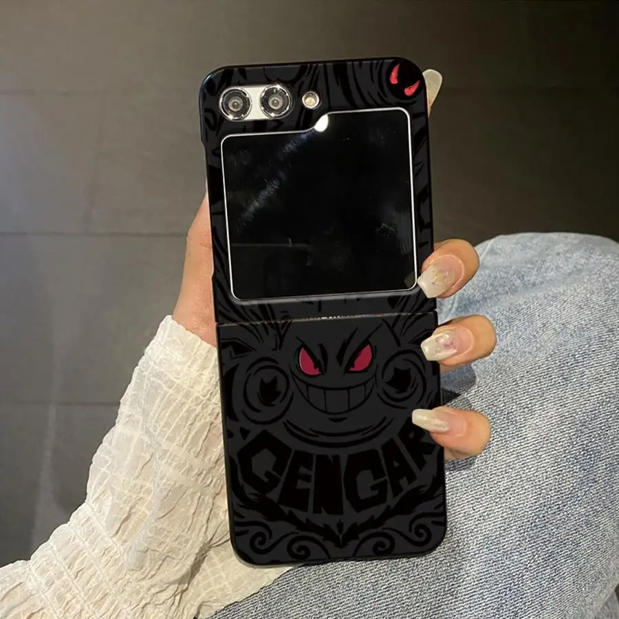 Etui na telefon Samsung Galaxy Z Flip 6 5 zflip4 zFlip zFlip 3 zflip6 funda celulare etui ochronne Ghost Gengar Pet Mewtwo
