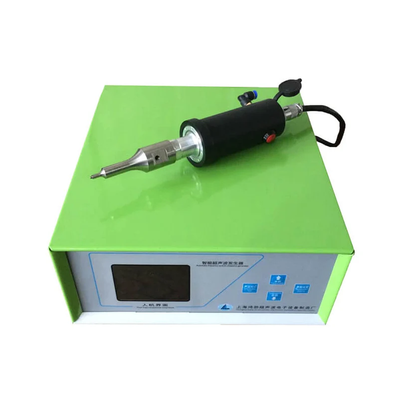 Welding PP Packaging Tape Plastic Or Fabric Products Handheld Pistol Type Soldering Mini Ultrasonic Spot Weld Machine