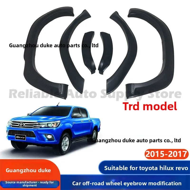 

Для Toyota Hilux Revo 2015-2017 TRD стиль расширители крыльев сверхмощные текстурированные брызговики устойчивые к царапинам качество премиум-класса прочный