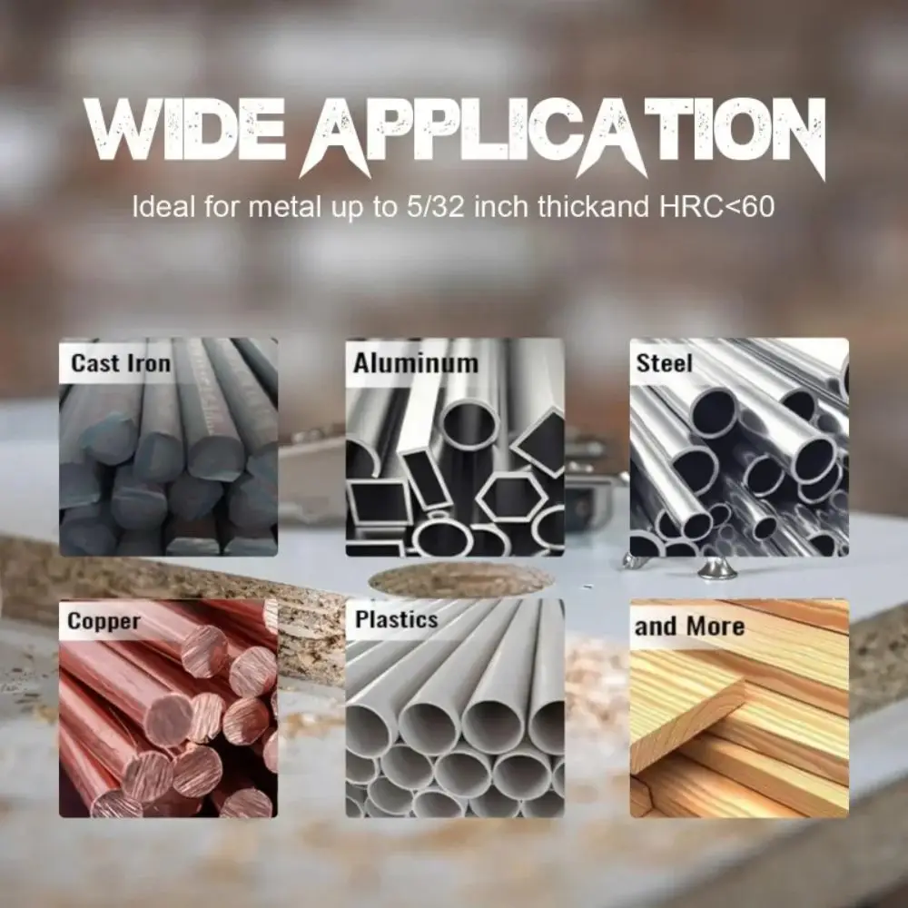 

5 шт. профессиональный набор сверл с зенковкой по металлу, разные размеры 1/4 3/8 1/2 5/8 3/4 дюйма, пластиковые насадки для снятия заусенцев с потайной головкой