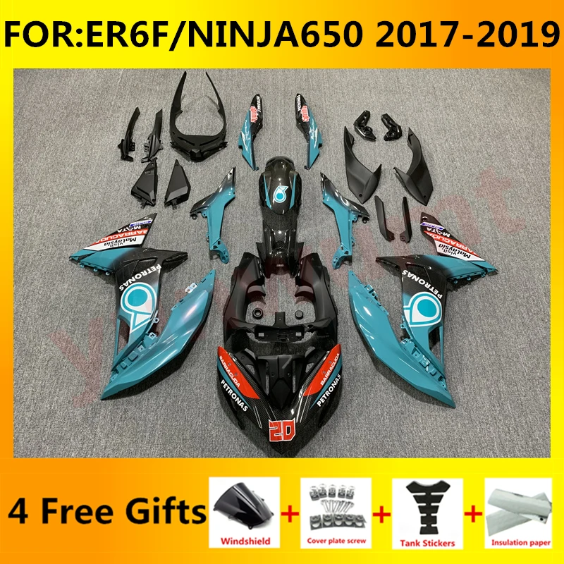 

NEW ABS Motorcycle Fairings kit fit for ER-6F ER6F ninja650 EX 650 NINJA 650 2017 2018 2019 bodywork fairing carbon fiber paint