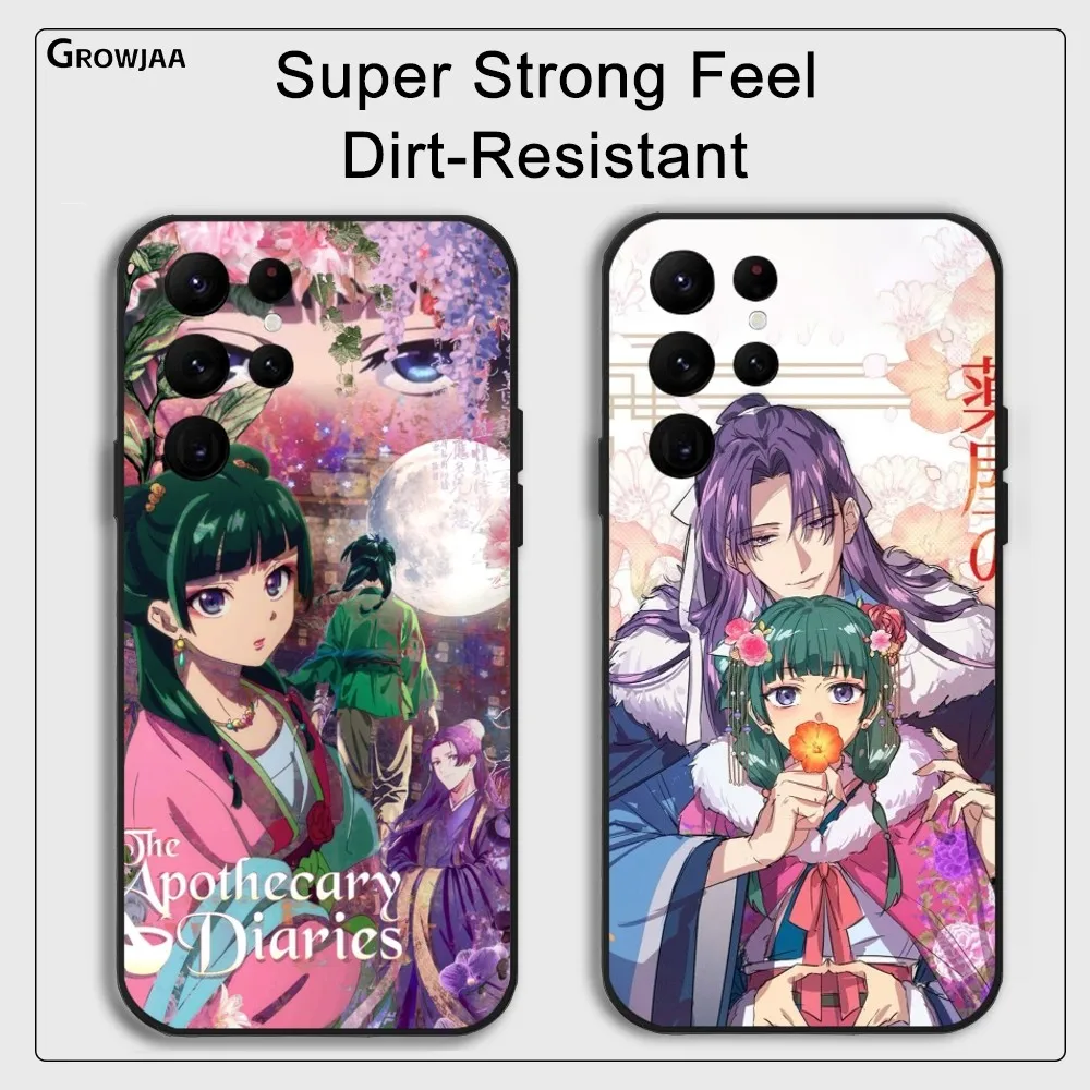 

A-Apothecary Diaries Maomao Phone Case For Samsung Galaxy S24 Ultra S22 S23 Ultra S21 S20 5G Protective Silicone TPU Soft Funda