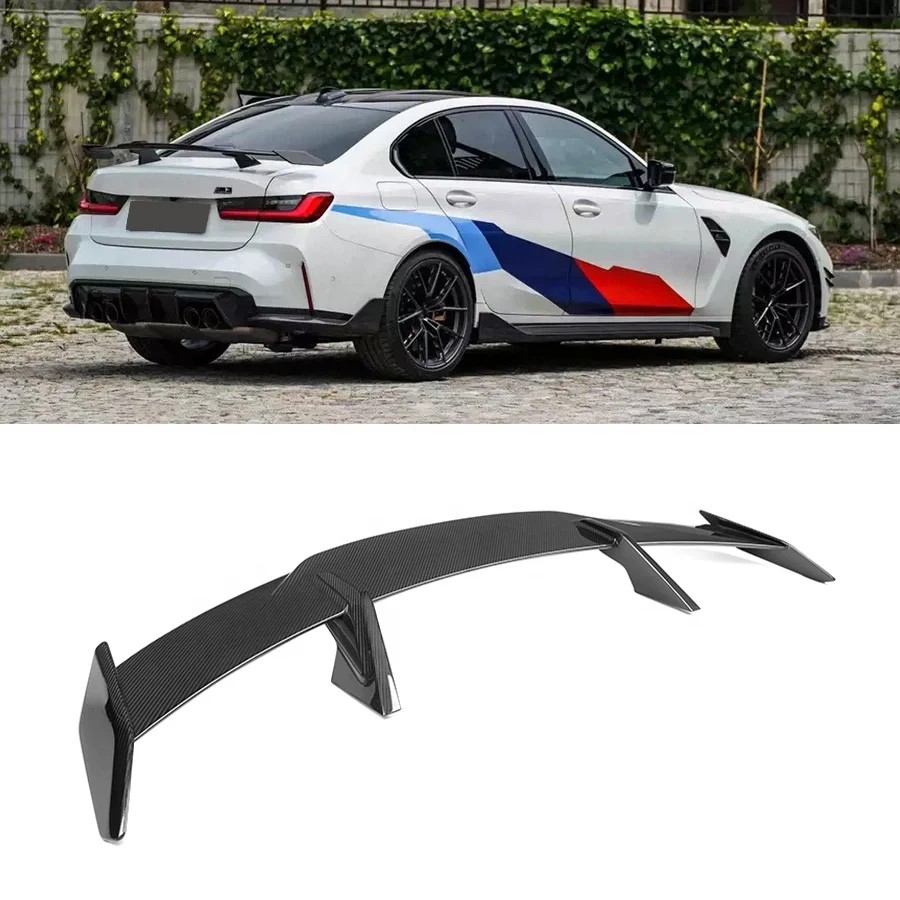 

Задний спойлер багажника из углеродного волокна для BMW G80 G82 2021-2022 MP Style GT Wing, задний спойлер, автомобильные аксессуары