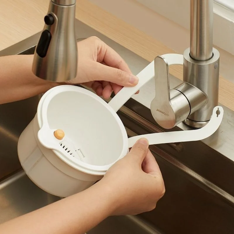 2026 Creative Sink Hanging Strainer Basket Openable Bottom Detachable Kitchen Garbage Filter Multifunctional Quick Drain Sink