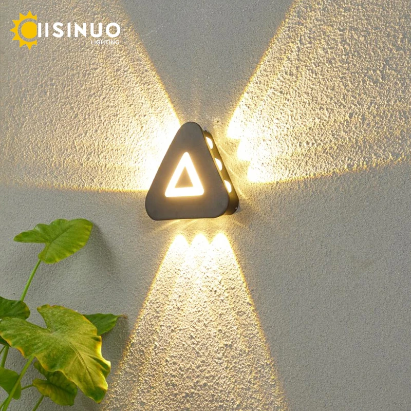 

ISINUO LED Lights Outdoor Garden House Lighting Alumunim IP67 Wall Lamp Villa Porch Gate Lighting 110v-260v Sconce Luminaire