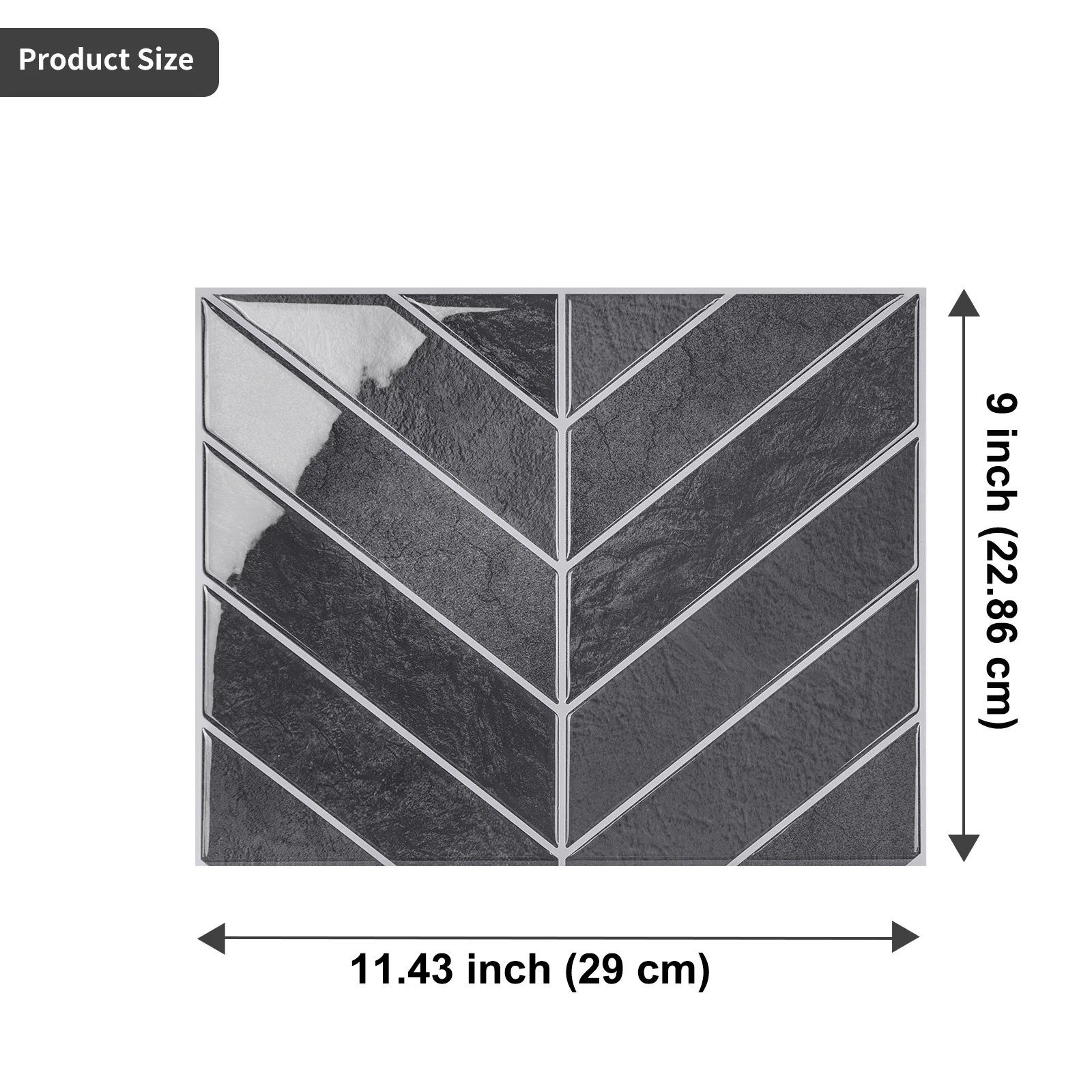 5/10 stuks 3D Peel & Stick keramische wandtegels waterdichte behang 3D wandpaneel stickers DIY voor keuken badkamer woonkamer campers