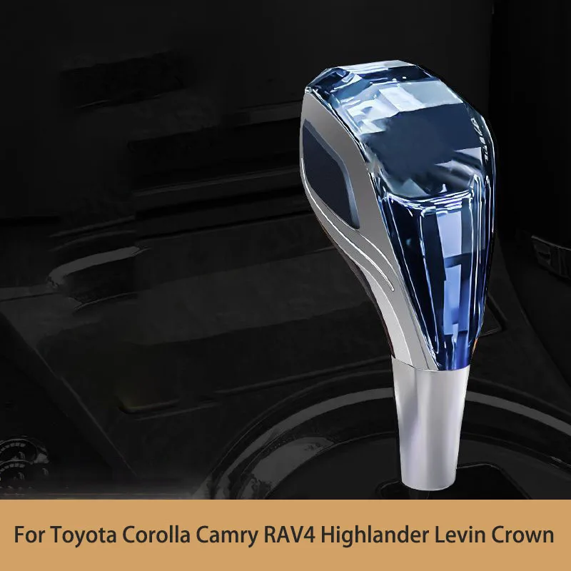 

Хрустальная ручка переключения передач, сменная накладка для Toyota Corolla Camry RAV4 Wish Reiz Land Cruiser Highlander Prius Crown Hiace