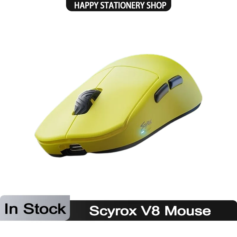 Scyrox V8 Dual Mode Mouse Lightweight Wireless Mouse 8k 36g Game Office Paw3950 Nordic 52840 Com0puter Peripheral 2.4g PC Gift