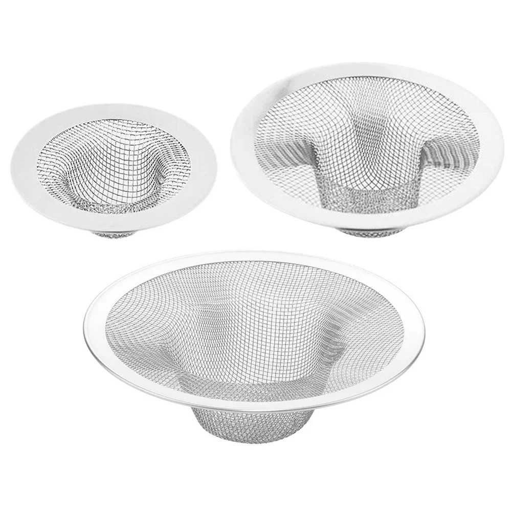 Сетчатый фильтр для слива ванны и душа, из нержавеющей стали, 2 шт.