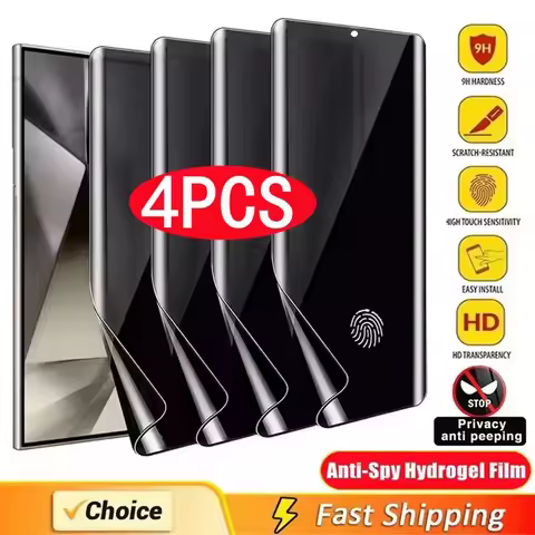 Privacy Soft Hydrogel Film For Samsung A56 5g A55 A16 A54 A26 A36 A06 Screen Protector For Galaxy S25 Ultra S22 S23 S24 FE Plus